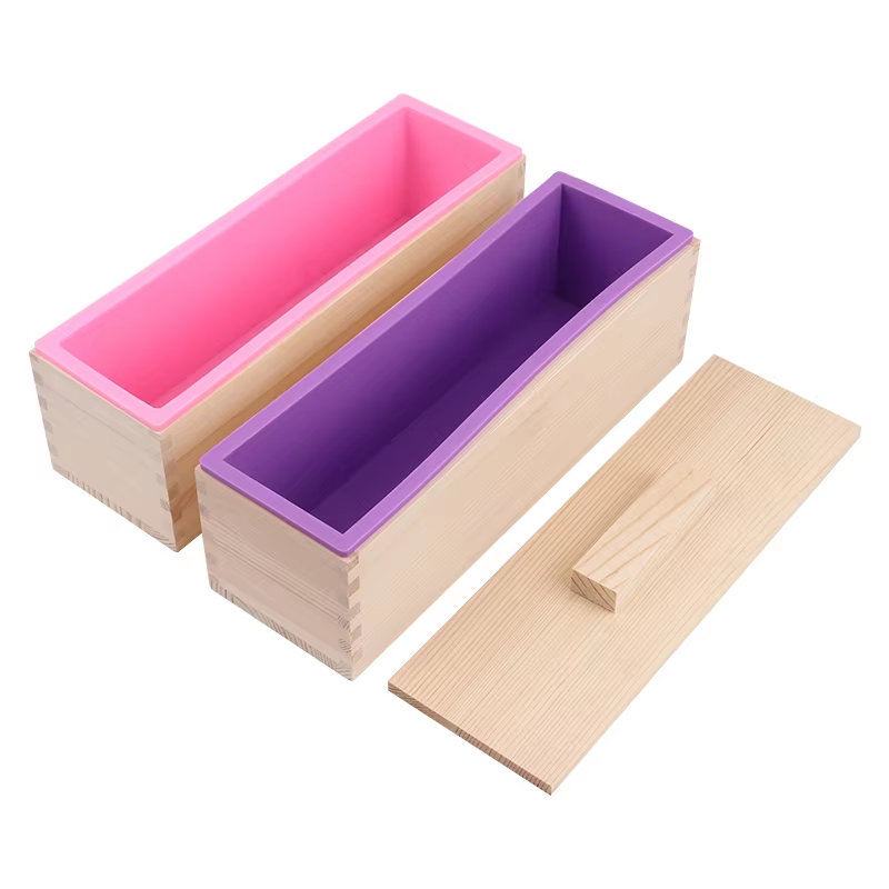 Soap Making Kit For Beginners - Прямоугольная силиконовая форма для мыла объемом