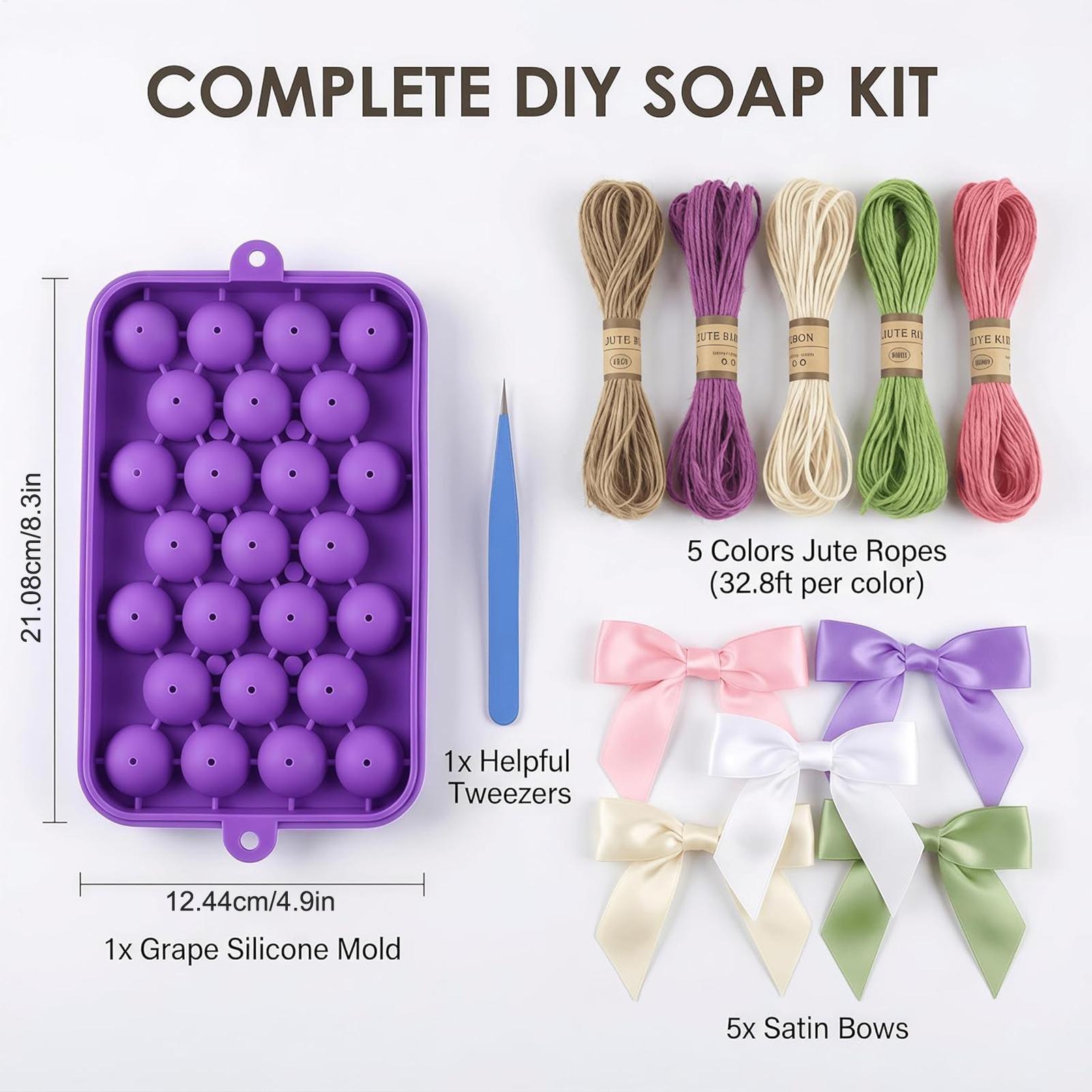 Форма для мыла в виде виноград – обзор и цена Soap Making Kit For Beginners